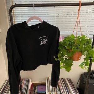 Cropped Black Sweater